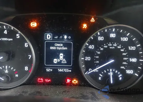 2018 Hyundai Elantra Sel z USA, uszkodzony, nr VIN 5NPD84LF7JH250552